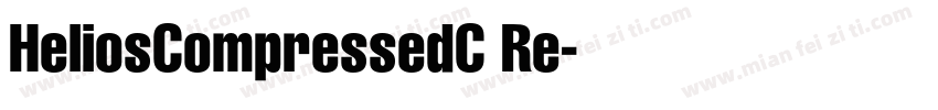 HeliosCompressedC Re字体转换